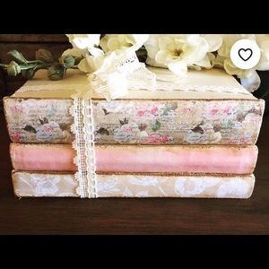 Shabby Chic Book Decor